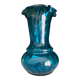 Vase en cristal bleu Georges Sand XIXeme siècle
