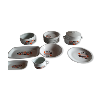 Service vaisselle vintage