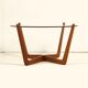 Coffee table made by Lebus in solid teak
