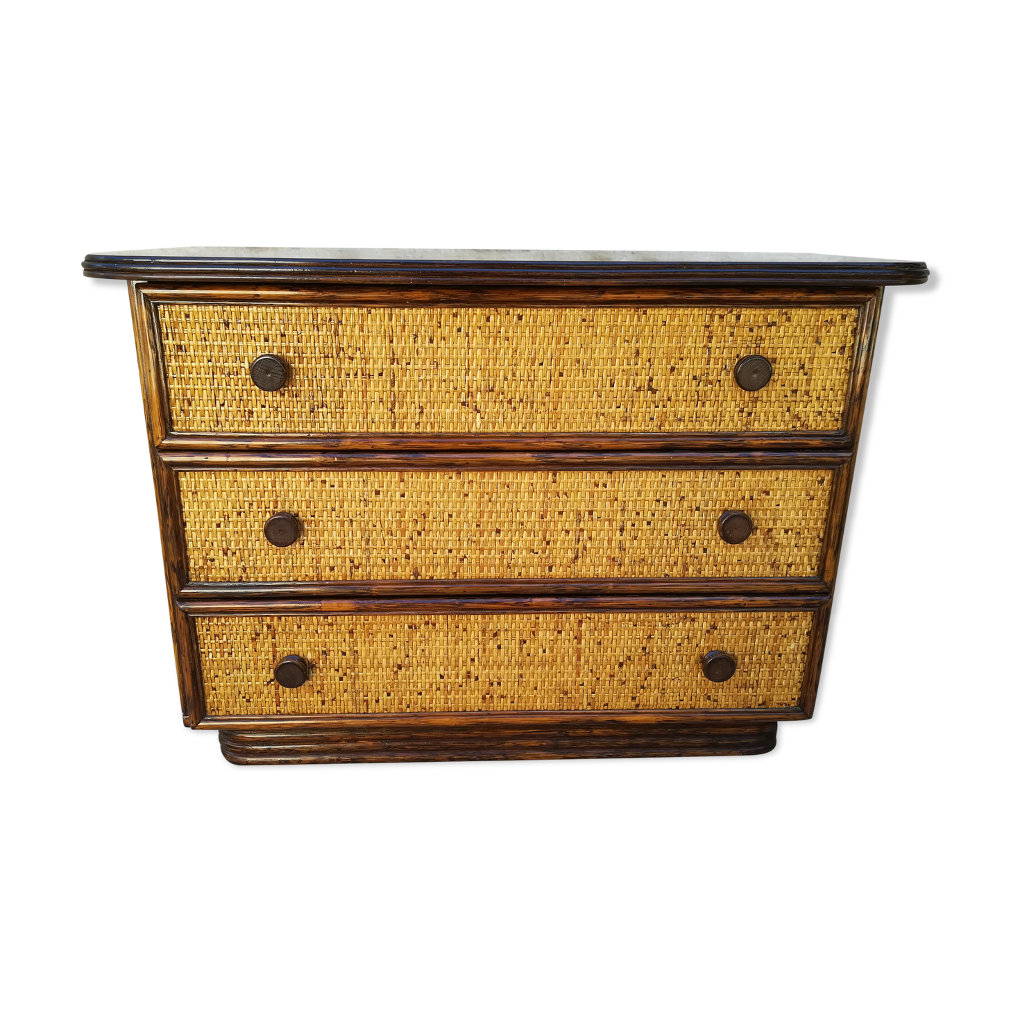 Rattan dresser Maugrion