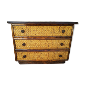 Rattan dresser Maugrion