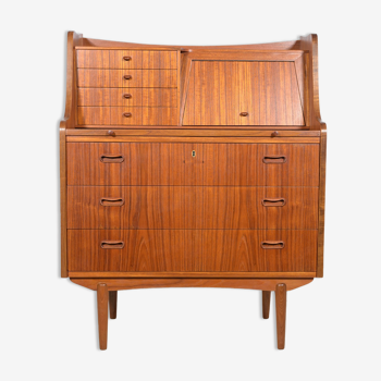 Mid century Teak Dresser with dressing table, 1960s