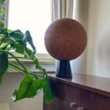 Table Lamp "Marte" with base in black marble Marquina Jonh & Silvia Reid 1960s