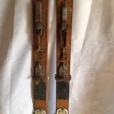 Vintage Rossignol ski pair