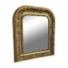 Petit miroir Louis Philipe en bois doré époque XIX eme siècle