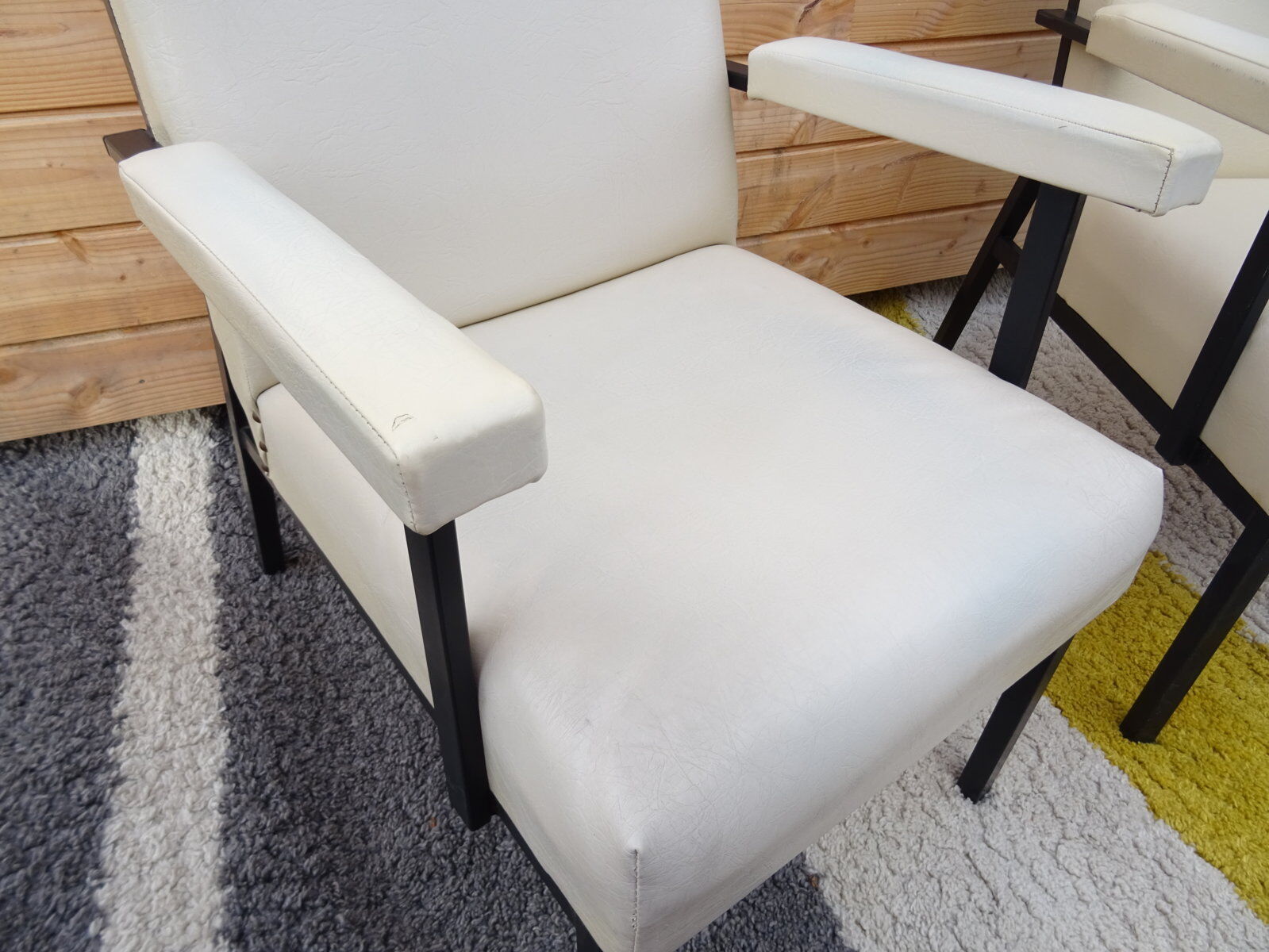 Pair of modernist armchairs