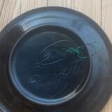2 plates signed Le Brescon Vallauris