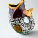 Vintage Fish Water Carafe - Vallauris Fat Lava Style Ceramic