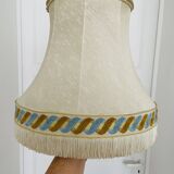 Vintage pagoda lampshade with fringes