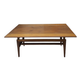 Metamorphic dining / coffee table in teak by Kai Kristiansen, Denmark 1960s