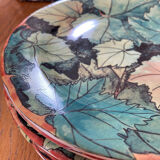 Plates Gien Vintage foliage