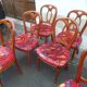 Suite of 6 Louis Philippe style cherry chairs