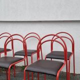 Vintage table and 6 chairs set
