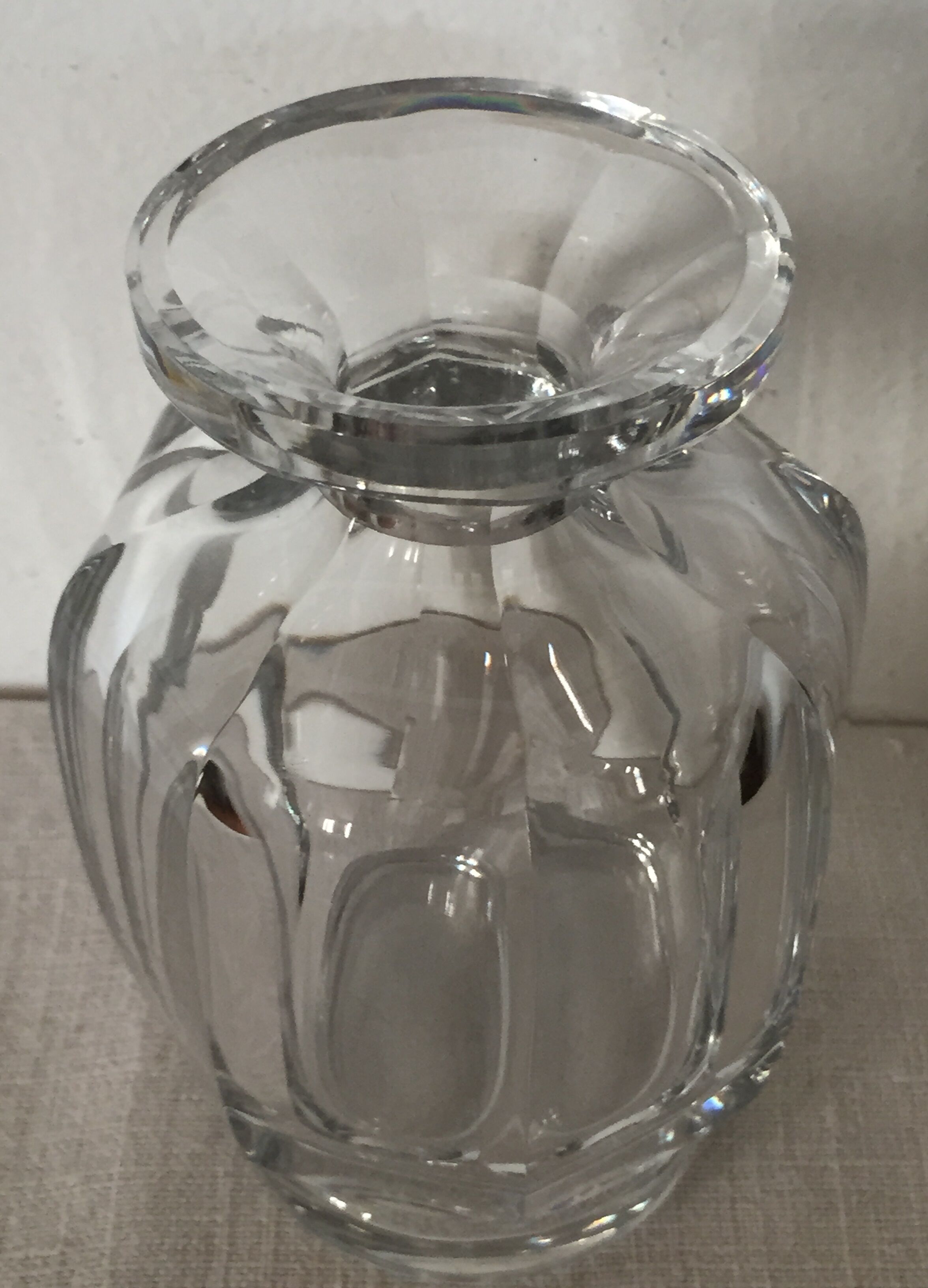 Vase en cristal de Baccarat