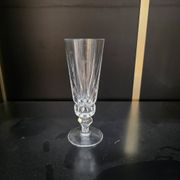 12 Saint-Louis Guernesey model champagne flutes in cut crystal