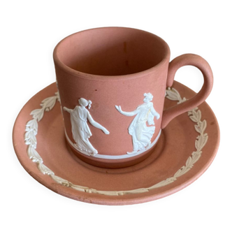 Tasse et sa soucoupe wedgwood, Angleterre