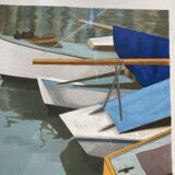 Lithograph signed Salinas, numbered 65/125