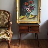 Oil on canvas anemones, Lesieur
