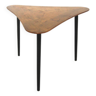 Table d'appoint scandinave en teck, Suède, 1950