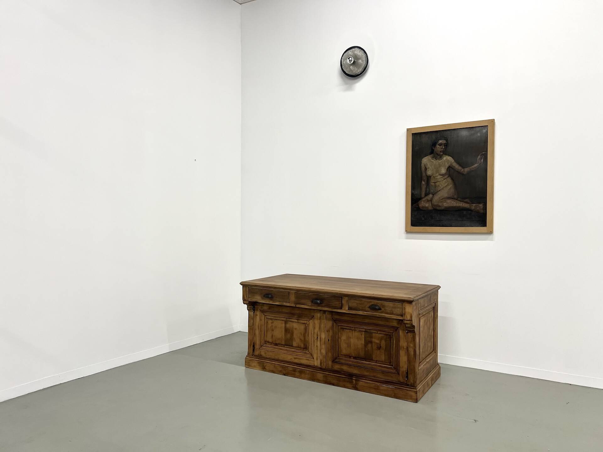 Comptoir de commerce des années 1900