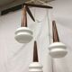 Scandinavian style boomerang suspension of the 60s