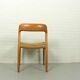 Niels Møller Model 75 oak papercord dining chair for J.L Møller