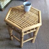 Bamboo side table