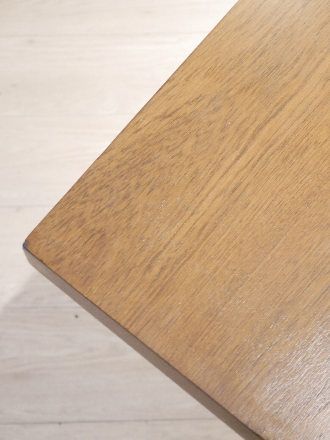 Desk 1970 in teak wood & structure chrome