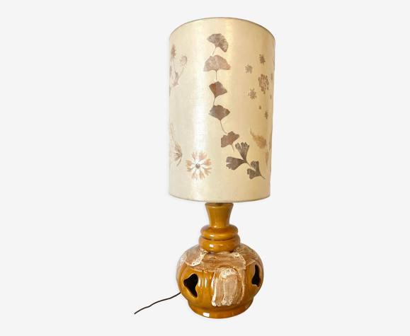 Lampe 70s en céramique