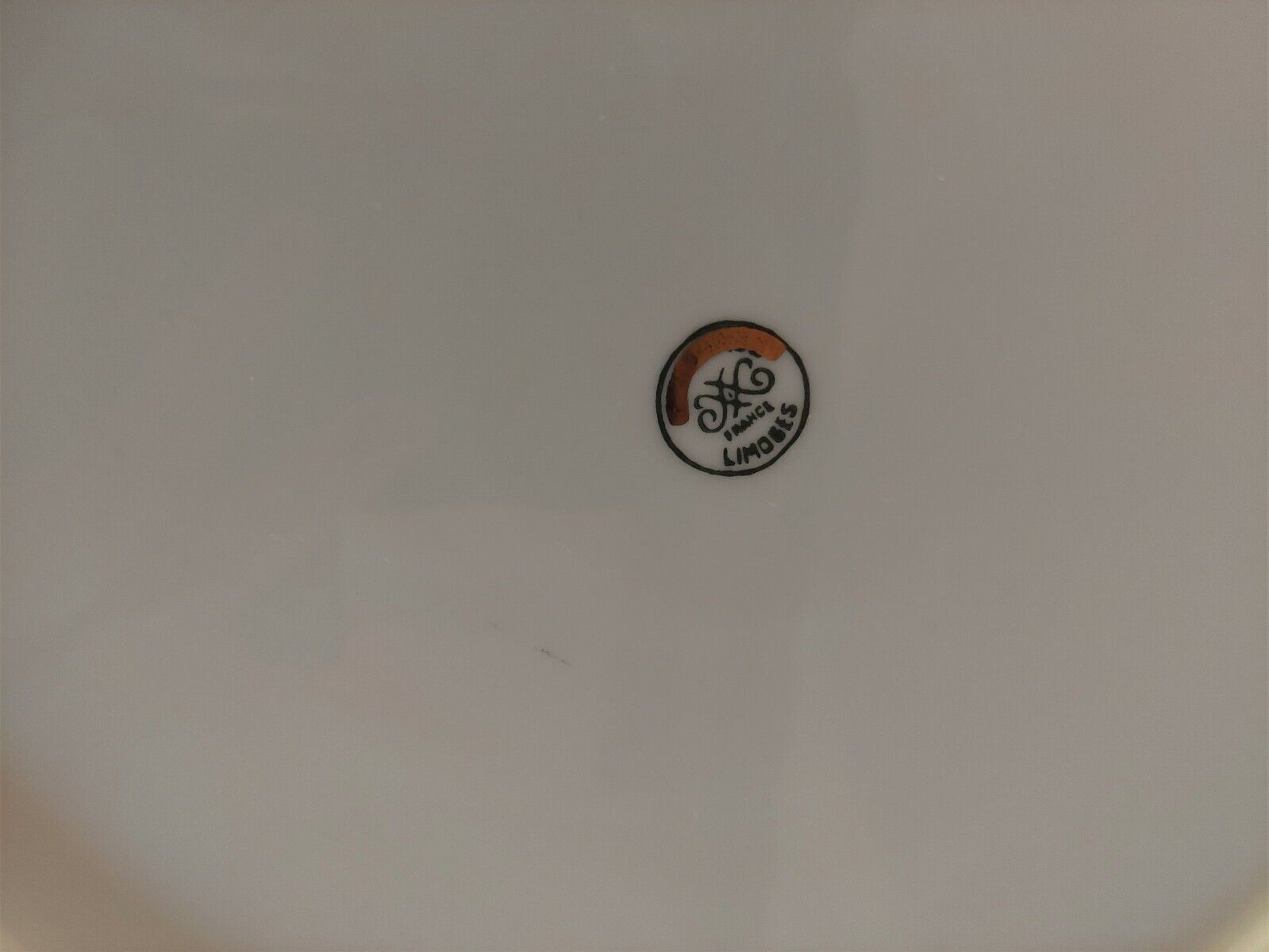 Limoges porcelain round serving dish