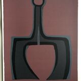 Original lithograph on Arches vellum by Raoul UBAC, Working the soil, 1978