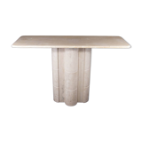 Vintage console in travertine