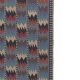 Vintage Turkish kilim handwoven 193x193 cm