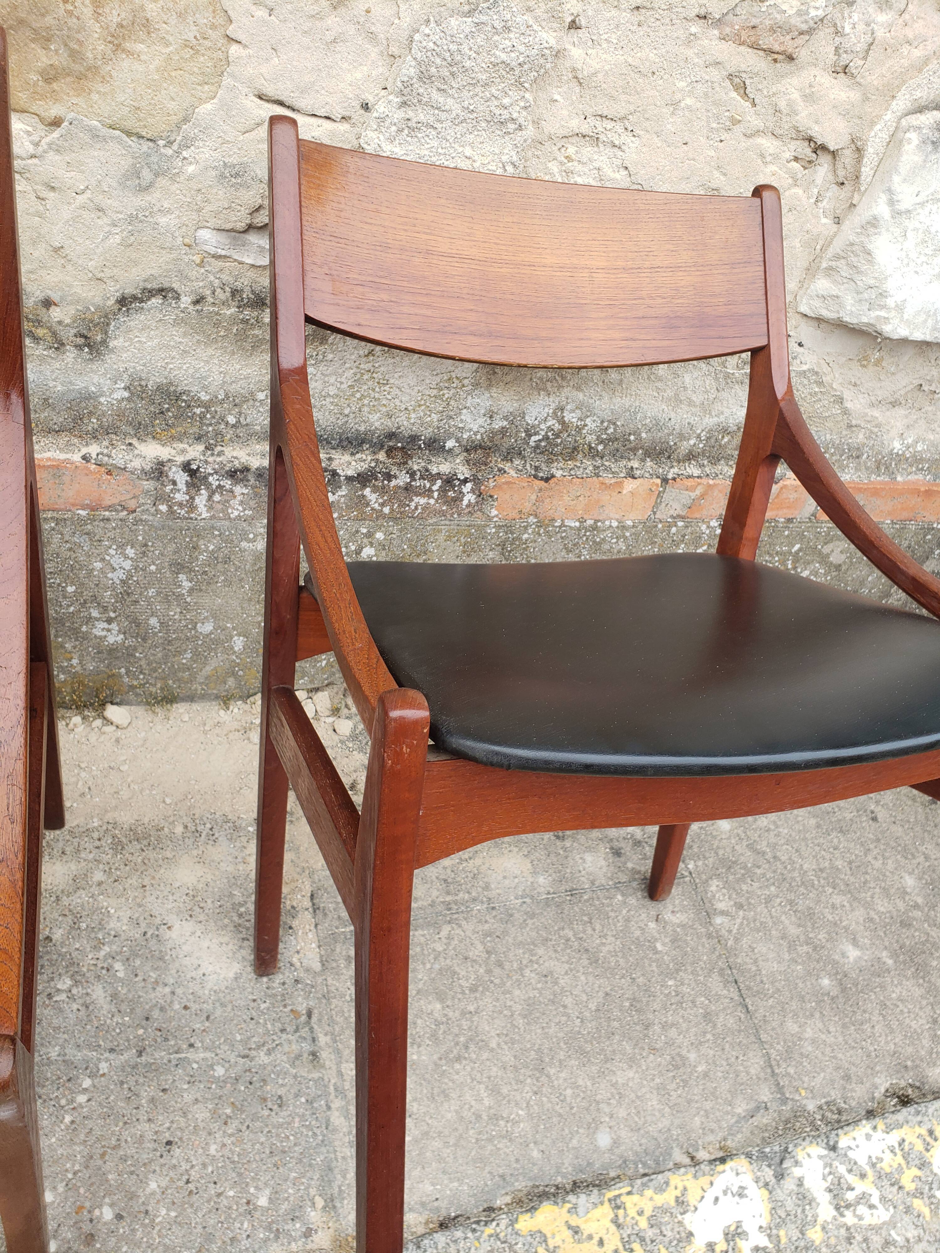 Danish Scandinavian chairs Verstevig Eriksen