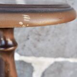 Wooden saddle column
