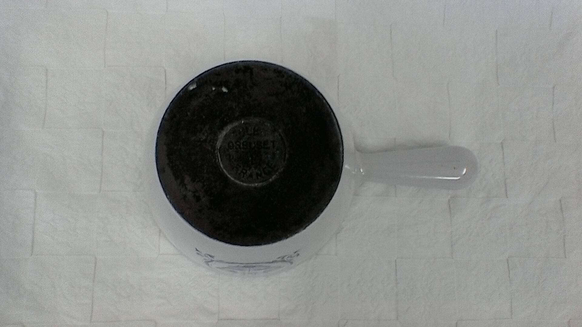 Fondue pan, le creuset, vintage