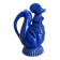 Ancienne verseuse coq bleu cobalt