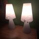 2 Murano bedside lamps, Luce