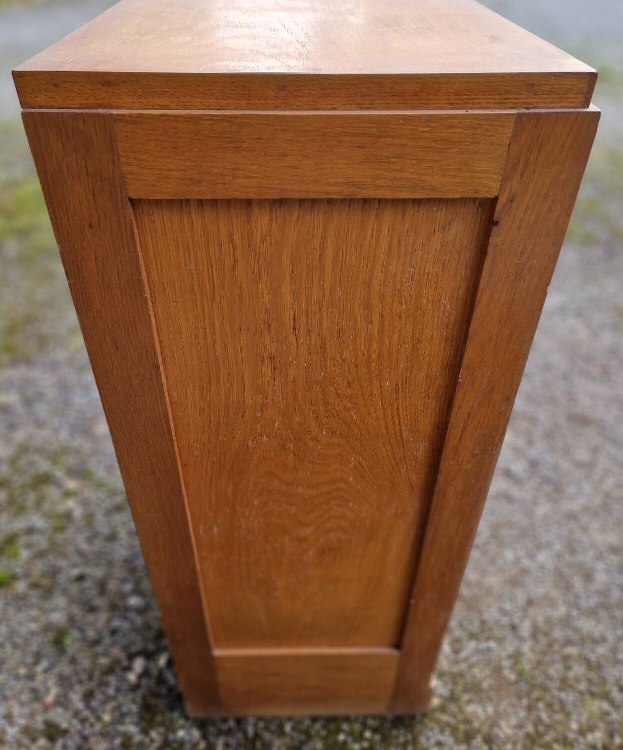50s/60s curtain filing cabinet