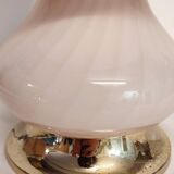 Lámpara de mesa "seta"de cristal de Murano. Italy, 1980s.