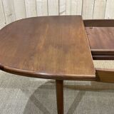1970s teak table with butterfly extension