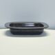 Vintage dark blue rectangular bowl søholm