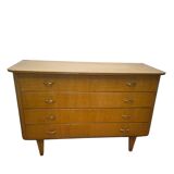 Vintage elm commode from the 1960s.