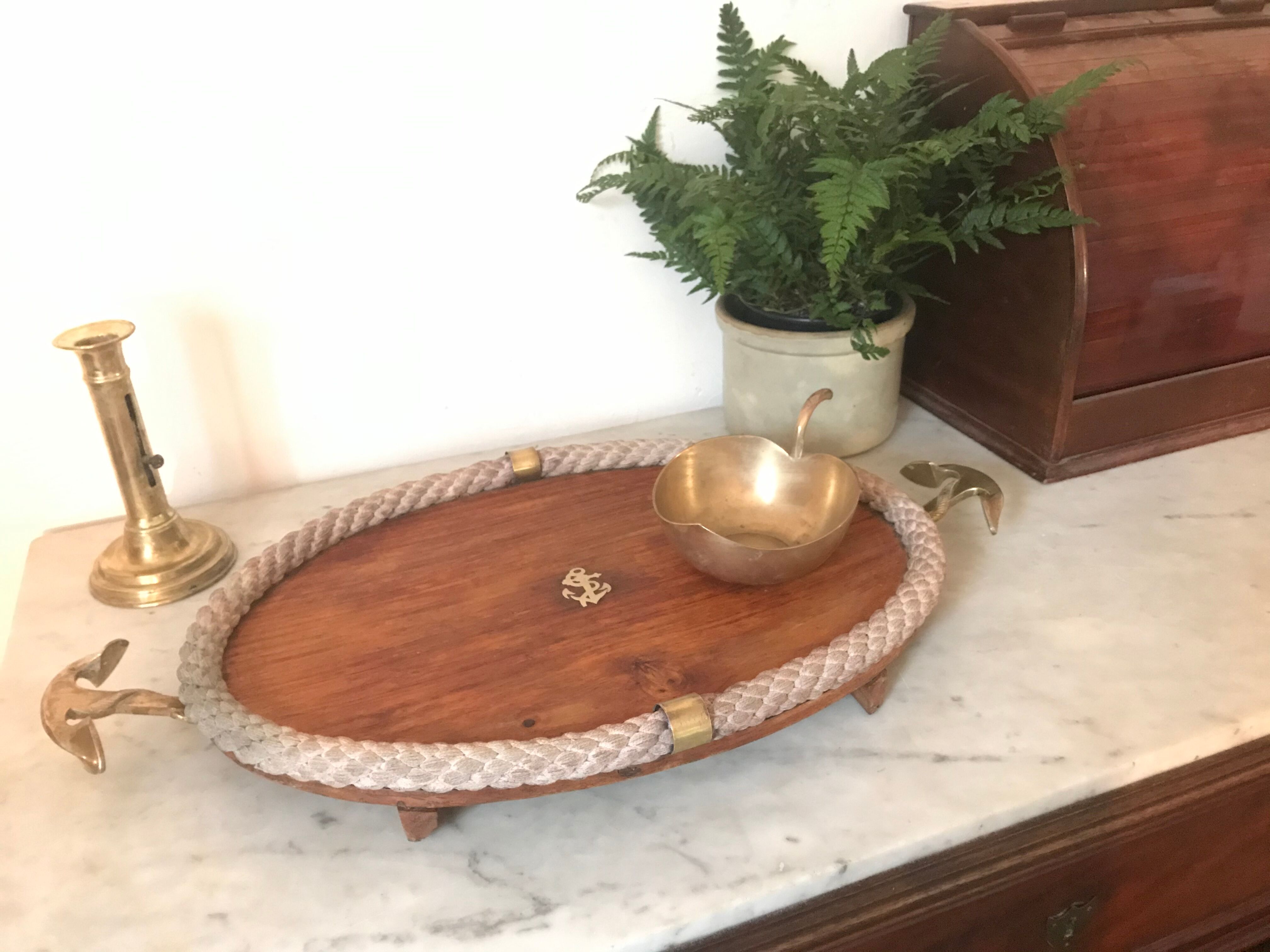 Former marine platter in rosewood