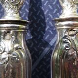 Couverts à salade en argent fourré dans son écrin