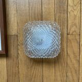 Small antique square vintage wall/ceiling light, 18 cm