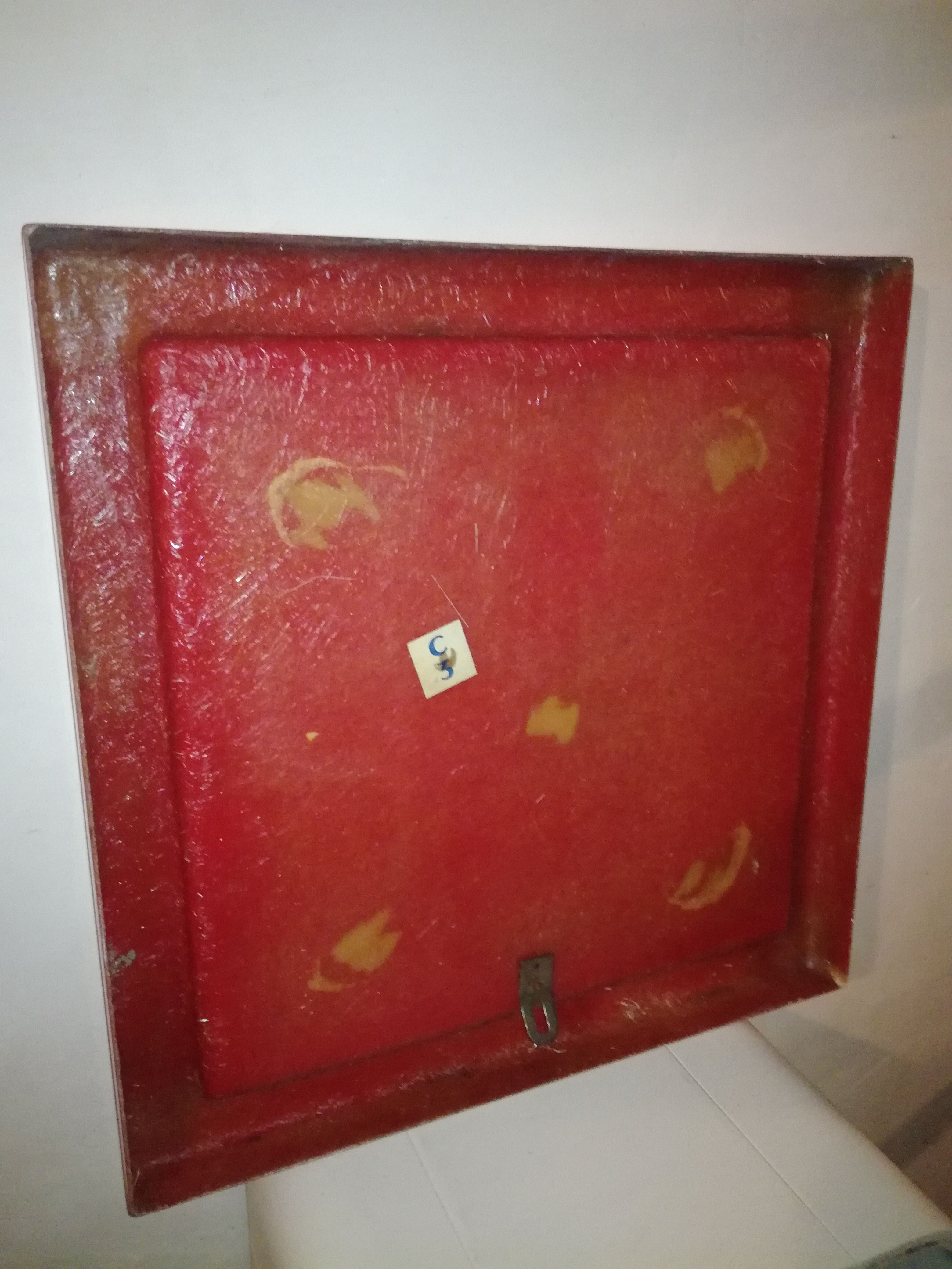Miroir en résine de polyester années 70