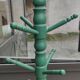 Vintage freestanding coat rack/12 hooks
