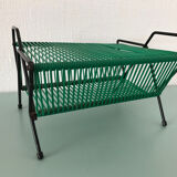 Vinyl rack scoubidou vintage