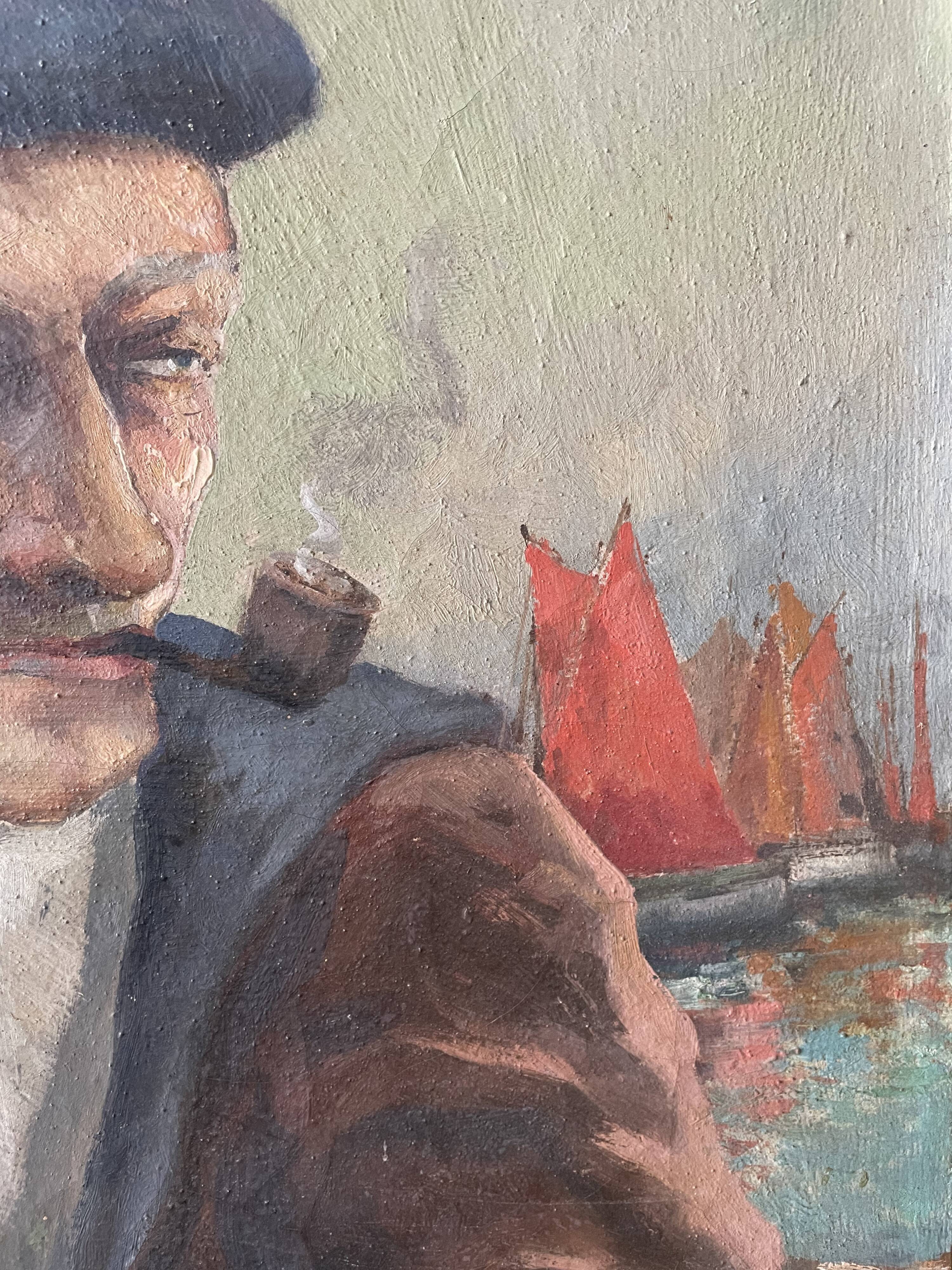 Tableau ancien signé Charles Blondin